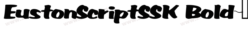 EustonScriptSSK Bold字体转换